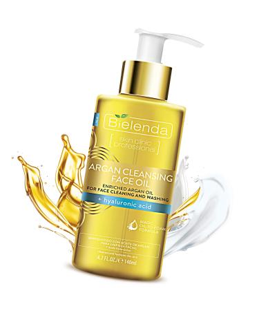 Skin Clinic Professional Gentle Cleaning - Washing Light Argan Face Oil Hyaluronic Anti-Age Anti-Wrinkles