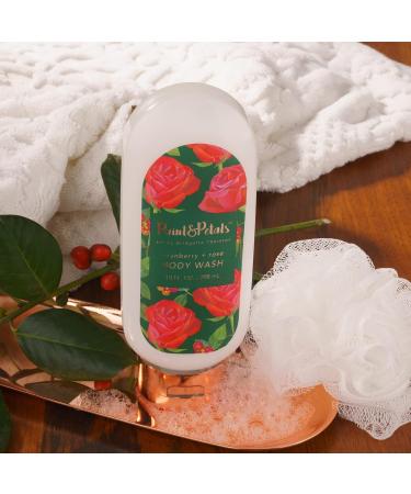 PAINT&PETALS Cranberry & Rose Scented Body Wash Gently Cleanses Creamy & Moisturizing Formula Featuring Shea & Mango A Chic Addition to Any Bathroom 10 Fl Oz - Buy Online on GoSupps.com