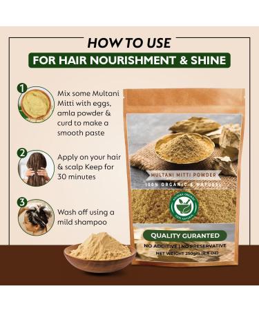 Buy Multani Mitti Powder (Fuller s Earth) 500G - Natural Beauty Essential for Glowing Skin - International Shipping - Buy Online on GoSupps.com