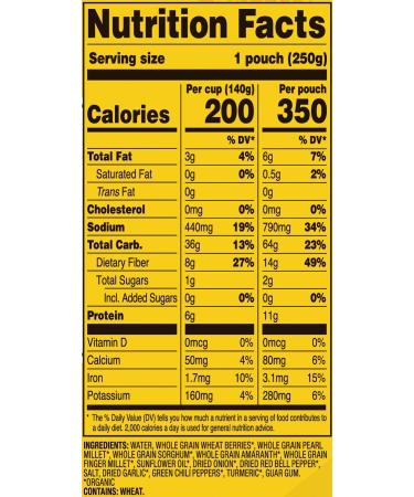 TASTY BITE Organic Ancient Grains - 8.8 Oz | Nutritious Superfood Blend - Buy Online on GoSupps.com