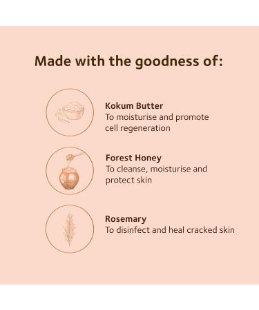 Soultree Kokum Hand and Foot Cream | Honey & Rosemary | 100g - Nourish & Hydrate Skin - International Shipping Available - Buy Online on GoSupps.com