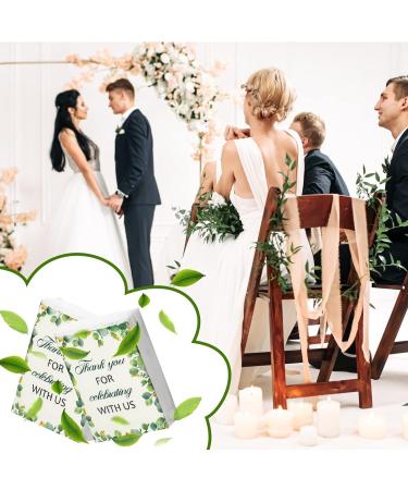 100 Bulk Pocket Tissues - Wedding Guest Favors - Thank You for Celebrating - Mini Travel Size Facial Tissues for Weddings, Graduation, Baby Shower - Buy Online on GoSupps.com