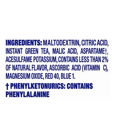 Crystal Light Sugar-Free Pomegranate Green Tea Drink Mix - 5 Count Packets - Buy Online on GoSupps.com