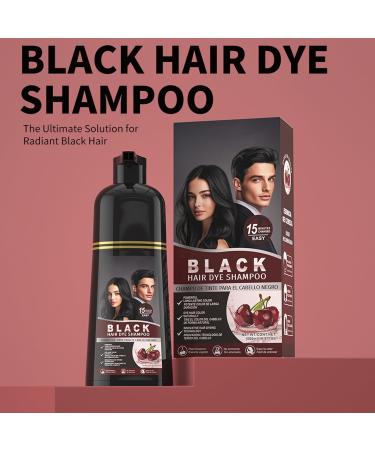 Saveurs - Un Shampooing De Couleur De Cheveux Noirs | Dye Capillaire 500 Ml De Teinturier De Coiffure V g tale - Shampooing De Dyeing Contre Les Cheveux Gris Pour Hommes Femmes Hydratantes La Maison 1 g (Lot de 1) - Buy Online on GoSupps.com