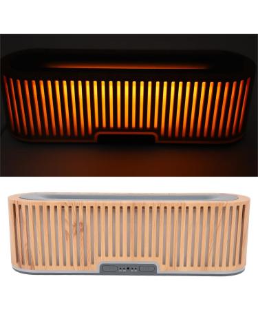 7 Colors Ambient Light Flame Diffuser - Ultra Sound Essential Oil Diffuser with Remote (US Plug) for Bedroom & Office - International Shipping Available - Buy Online on GoSupps.com