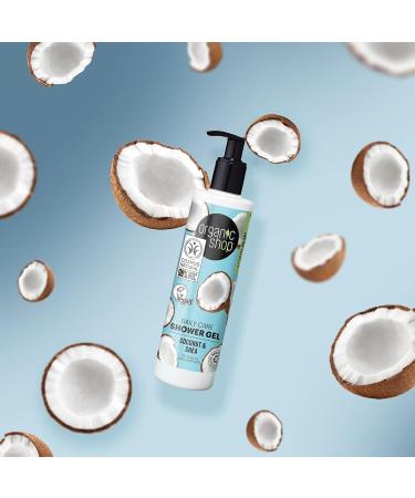 Organic Shop Daily Care Shower Gel Coconut and Shea (280ml) - Buy Online on GoSupps.com