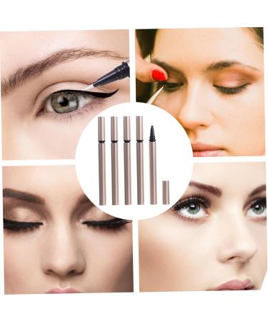 WOFASHPURET 5pcs Eyeliner Empty Pipe Refillable Liquid Glitter Eyeliner Lip Gloss Tubes Bottle Golden Plastic 1 count (Pack of 1) Golden - Buy Online on GoSupps.com