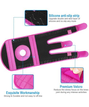 AVIDDA Knee Support Brace for Women | Patella Tendon with Side Stabilizers | Adjustable Size XS-M | Pink - Buy Online on GoSupps.com