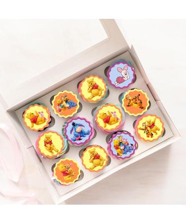 20 x Pre-Cut Winnie The Pooh Bear Edible Wafer Cupcake Toppers Cake Decoration Decor - Buy Online on GoSupps.com