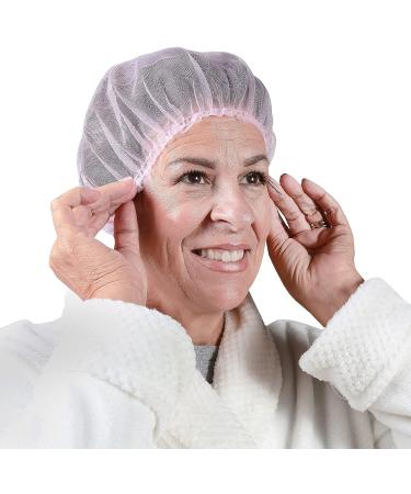 Bandwagon Women's Mesh Sleep Caps Set of 2 - Ruffle Hair Nets for Sleeping - Buy Online on GoSupps.com