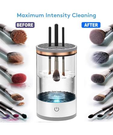 Make Up Brush Cleaner Dryer Make Up Brush Cleaner Make Up Brush Cleaner Brush Cleaner for Quick Colour Changing Easy to Clean Reusable transparent - Buy Online on GoSupps.com