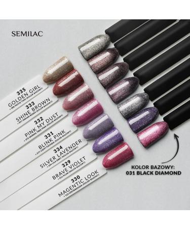 SEMILAC 335 Golden Girl Nail UV Gel Polish | Long Lasting and Easy to Apply | Soak off UV/Led | Perfect for Home and Professional Manicure and Pedicure 7 ml - Buy Online on GoSupps.com