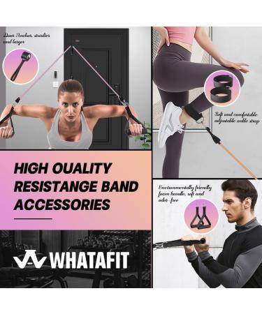 Resistance Bands Exercise Bands Resistance Bands for Working Out Work Out Bands with Handles for Men and Women Fitness Strength Training Home Gym Equipment (Morandi) - Buy Online on GoSupps.com