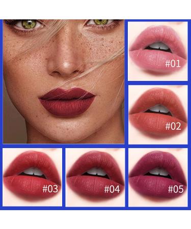 Long-Lasting Lip Stain Peel Off Set | 5 Colors Tattoo Lipstick | Waterproof Wonder Peel Off Lip Gloss for Women and Girls - Buy Online on GoSupps.com