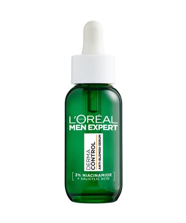 L'Or al Paris LOr al Paris Men Expert Derma Control Serum Against blemishes pigment spots and acne with niacinamide and salicylic acid 30ml