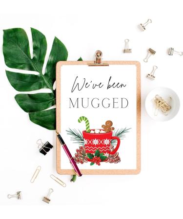 You've Been Mugged | Christmas Game | Hot Cocoa Elf Design | 25 Pack 8.5x11 Standard Paper Size - Buy Online on GoSupps.com
