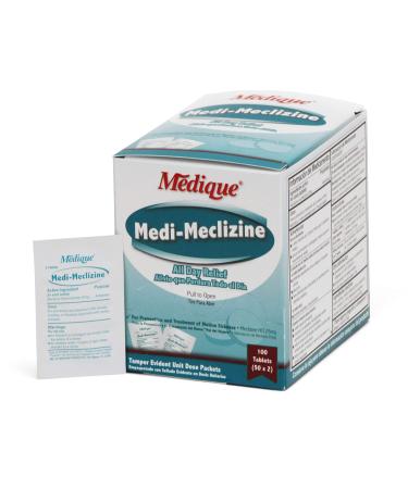 Medique 47933 Medi-Meclizine 100 Tablets  White