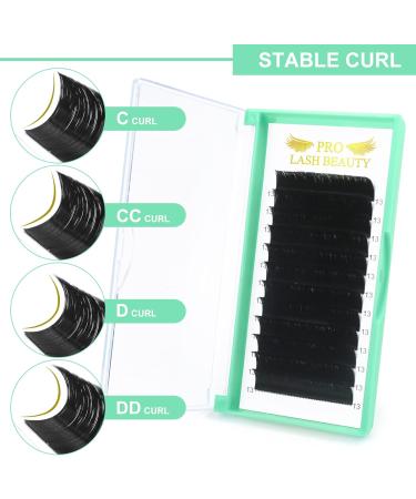 Easy Fan Lashes C-0.10-12 Eyelash Extensions C D Curl | Self Fanning & Automatic Blooming Lashes | Russian Volume Lashes (12mm) - Buy Online on GoSupps.com