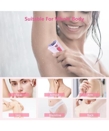 Women's Cordless Facial Epilator with LED Light - Painless Hair Removal for Face, Arms, Underarms, and Bikini Line - Compact and Travel-Friendly - Buy Online on GoSupps.com