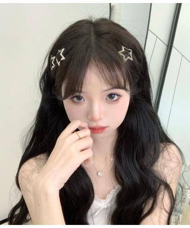 Silver Star Snap Hair Clips Set - 10 Pieces Y2K 2000s Girls Hair Barrettes & Headpieces - Buy Online on GoSupps.com