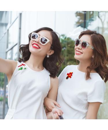 Mushroom Patch Iron-Ons - 48 Pcs Mini Nature Stickers for Clothes, Hats, Shoes - DIY Embroidery Applique Sewing Patch (Mushroom Style) - Buy Online on GoSupps.com