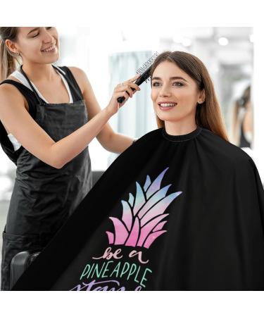 Be A Pineapple Barber Cape - Adjustable Snap Hair Cutting Apron for Adults | Stylish & Functional Salon Gear - Buy Online on GoSupps.com