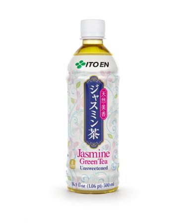 Ito En Jasmine Green Tea Unsweetened , 0 Calories , 16.9 Fluid Ounce (Pack of 12) Jasmine 16.9 Ounce (Pack of 12)