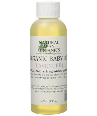 Organic Baby Oil 4.5 oz. (132ml)