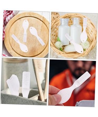 Coolhiya 20-Pack Prison Toothbrush with Spoon | Mini Soft Grip Travel Toothbrush | Ideal for Prison Needs - White Plastic - Buy Online on GoSupps.com