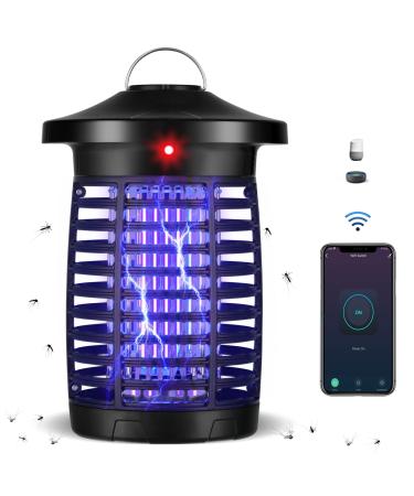 Bug Zapper Indoor Outdoor, 4000V 20W Electric Mosquito Zappers Killer, Insect Zapper Can be Remote and Voice Control,Compatible with Alexa and Google Home