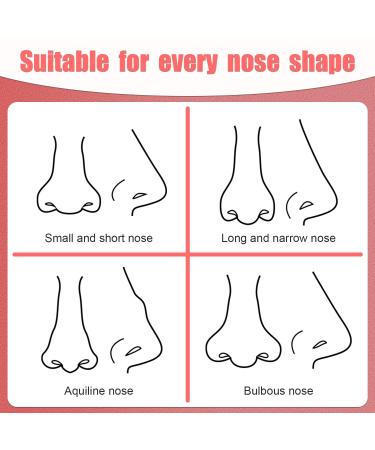 Buy U-Shaped Nose Contour Brush | Dual End Makeup Brush for Sculpting Cheekbones | Pro Contour Duo Brush - Pink - Buy Online on GoSupps.com