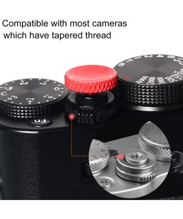 Camera Shutter Button Soft Release (3 Pack) - Red, Silver, Black - Buy Online on GoSupps.com