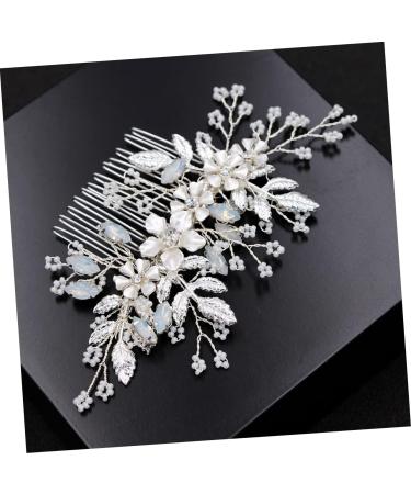 POPETPOP Bridal Hair Comb Wedding Hair Accessories Pearl Hair Accessories Rhinestone Headpiece Rhinestone Hair Comb Crystal Hair Comb Rhinestones Headgear Grab The Drill Bridesmaid - Buy Online on GoSupps.com