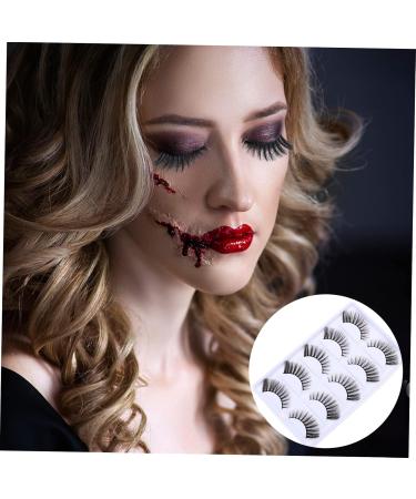 POPETPOP 5 Pairs 3d False Eyelashes Long False Eyelashes Makeup Accessories Diy Fake Eyelash Art Eyelashes Fake Lashes for Beginners Dense Eyelashes G800 Supplies Curly Chemical Fiber - Buy Online on GoSupps.com