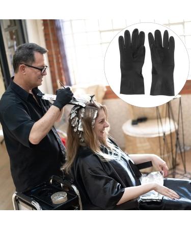 minkissy 6 Pairs Hair Salon Gloves Medium Black Hair Dye Gloves Mens Tool Belt Hairdressing Supplies Hair Coloring Rainbow Classroom Decor Reusable Dye Gloves Hair Man Particles Emulsion - Buy Online on GoSupps.com
