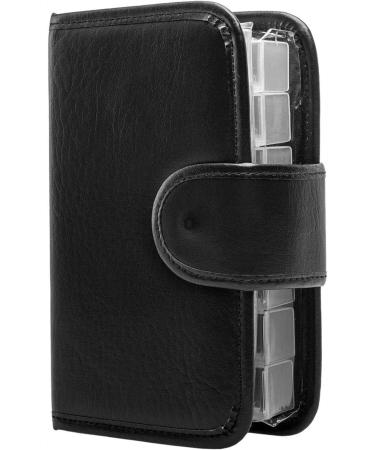 Tablet Box for 14 Days - 4 Compartments | Arthritis-Friendly BPA-Free PU Leather Medication Organizer | Easy Open Pill Dose - International Shipping Available - Buy Online on GoSupps.com