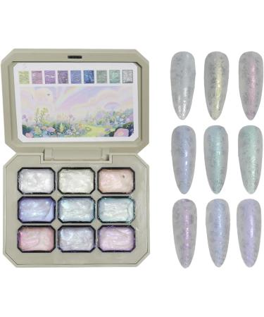  Generisch Pat Gel Polish Palette - Gradient Design - For Dotting Technique - Strong Buffing Glue - Manicure Accessory Suitable for Everyday Use Holidays Weddings Travel - Buy Online on GoSupps.com
