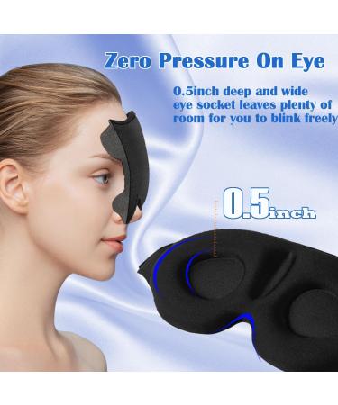 Buy Eye Mask for Lash Extensions | Soft Breathable Eyelash Sleeping Mask with Adjustable Strap - Ideal for Travel & Sleep - Buy Online on GoSupps.com