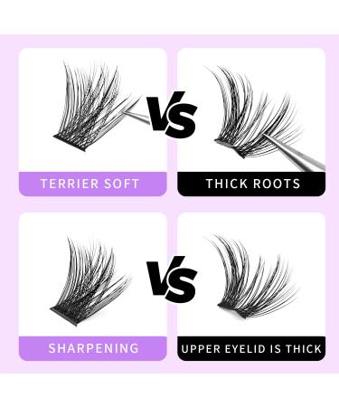 Buy Bodermincer 120pcs D Curl Mixed Eyelashes - Professional Individual Cluster for Home Extensions (8-10-12-14-16mm - Buy Online on GoSupps.com