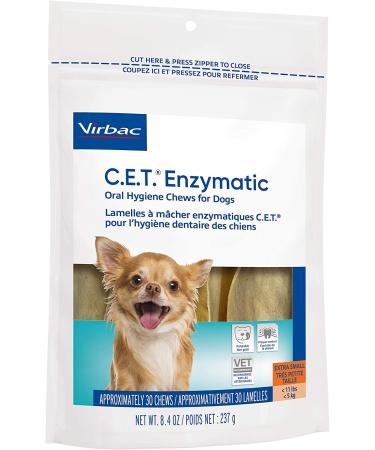 Virbac CET Enzymatic Oral Hygiene Chews for Dogs - Best Dental Care - Buy Online on GoSupps.com