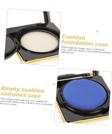 DOITOOL with Loose Foundation Compact up Cushion Travel Containers Makeup Portable Liquid Plastic Black 1 count (Pack of 1) Black - Buy Online on GoSupps.com