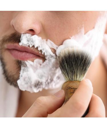 Haryali London Premium Wooden Shaving Brush - Real Roof Hair Brush for Smooth Shaves - Perfect Match for Your Razor Plane - Buy Online on GoSupps.com