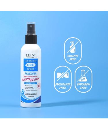 Wig Adhesive Remover Spray - Sports Edition 4.05oz | Fast Removal of Wig Glue & Tape | Gentle on Skin | Aloe Vera Infused - Buy Online on GoSupps.com