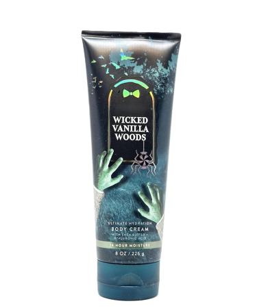 Bath and Body Wicked Vanilla Woods Body Cream 8 oz / 226 g Fragrance notes: magical vanilla glowing amberwood and enchanted pink pepper - Buy Online on GoSupps.com