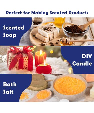 Holamay Dessert Fragrance Oils Set - 10 Sweet Scents for Soap, Candles & Aromatherapy - Vanilla, Apple Cinnamon, Cookies & More - Holiday Essential Oils - Buy Online on GoSupps.com