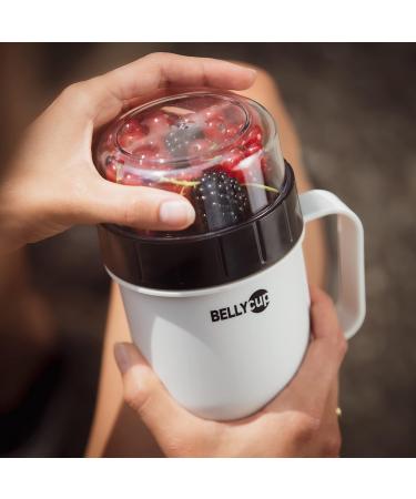 Fencchi's Austria Mueslibecher to Go - Original Bellycup in Mint Gray Pink Blue - Buy Single or Double Pack - Buy Online on GoSupps.com