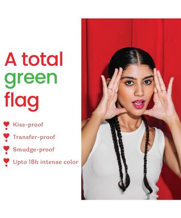 Co.lor Cu.pid Matte Intense Color Liquid Lipstick - 18-Hour Stay Hyaluronic Acid Infused Transfer Proof & Kiss Proof | Forever Love - Romantic Red - Buy Online on GoSupps.com