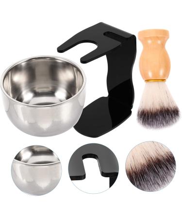 Minkissy Razor Brush Set for Men Hair Razor Soap Cream Bowl & Holder Perfect Shaving Solution for Beard Care - Buy Online on GoSupps.com