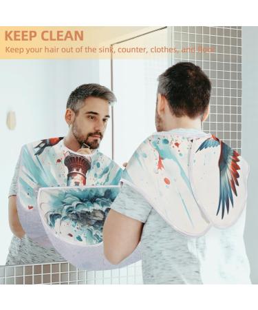 Lighthouse Landscape Beard Bib Apron - Men's Beard Hair Catcher for Shaving | Perfect Father's Day Anniversary & Christmas Gift for Dad or Husband - Buy Online on GoSupps.com