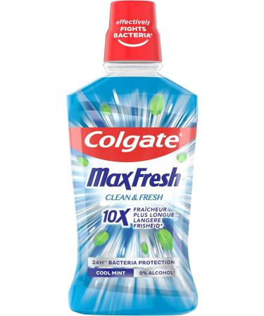 COLGATE Max Fresh Clean & Fresh Mouthwash - long-lasting freshness - 500ml - Buy Online on GoSupps.com